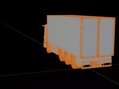 Volvo Electric FMX Cargo Truck 3D model
