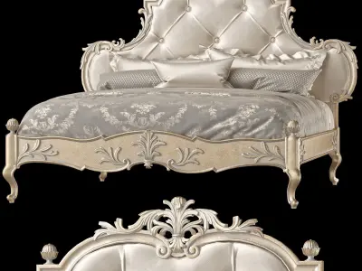 Andrea Fanfani Bed art 318P 3D model