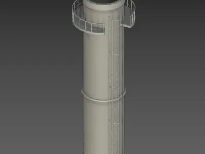 Industrial building - low poly 3D Model Pack purchase
