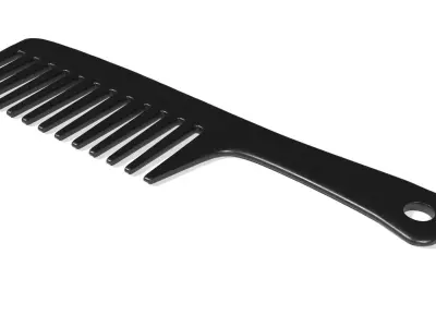 Comb Hair Low-poly 3D model