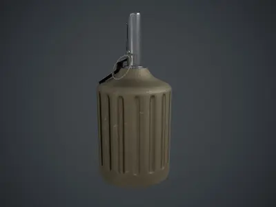 RGZ 89 Hand Grenade Polish  Low-poly 3D model