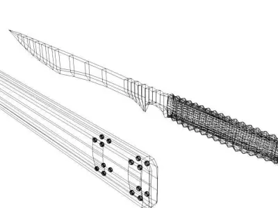 Sword - Machete 3D model