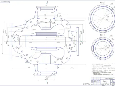 Double-Suction Centrifugal Pump Casing Free 3D model
