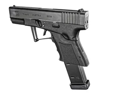  Full Conceal Folding GLOCK 19 Low-poly 3D model