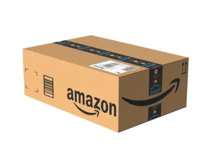 Amazon Box 1K PBR 11 Low-poly 3D model