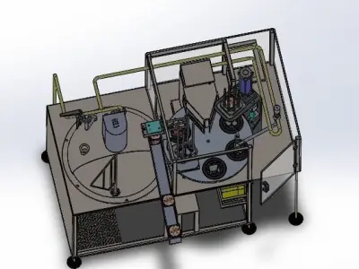 machine lisseuse  3D model