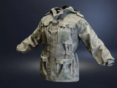 Spetsnaz Guerrilla-T9 Panacea Atacs FG Jacket Low-poly 3D model