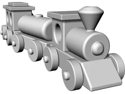 train toy Free 3D model