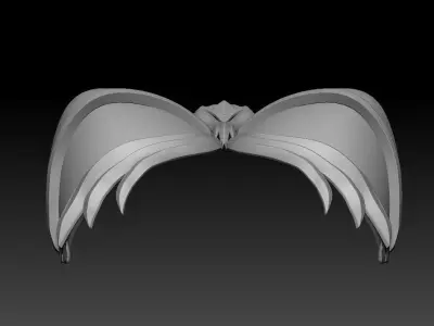 High-poly model armor chest 3D model