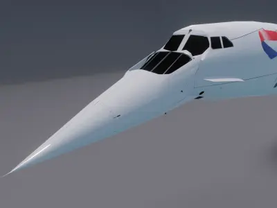 Concorde 3D model
