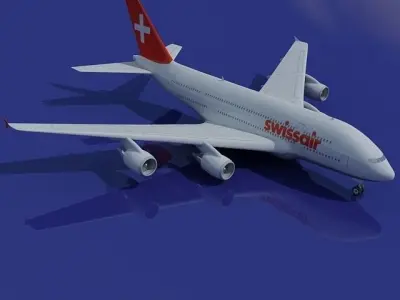 Swiss Air 3D model