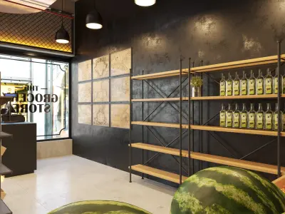 Grocery Store 3D model buy