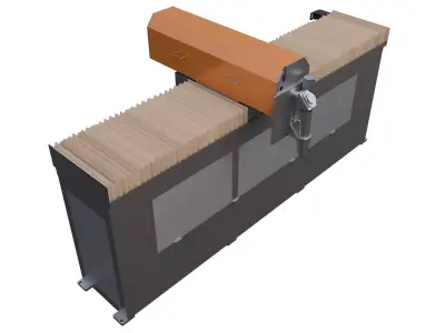 Coordinate laser marking welding machine 3D model
