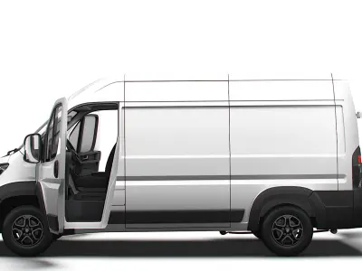 Peugeot e Boxer Van L2H2 HQ Interior 2025 3D model purchase