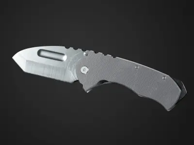 Tactical Folding Knife TFK01 Low-poly 3D model