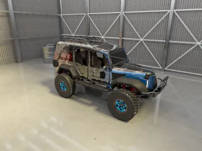 Gaz 69 restyling concept 2023 3D model