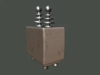 Stylized Limbo Radio Low-poly 3D model