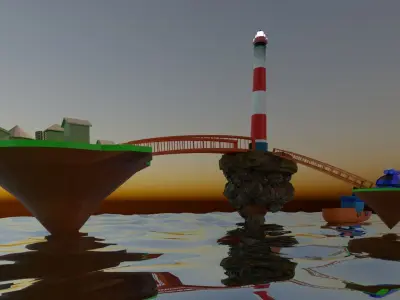 island 3D model