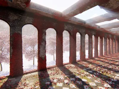 RED ARCHES  3D model