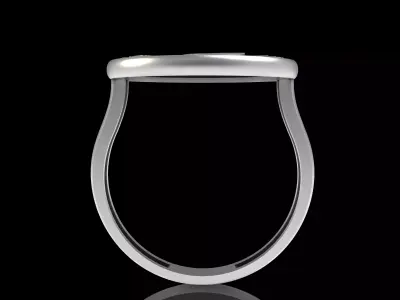 Queens Coin Ring 3D print model