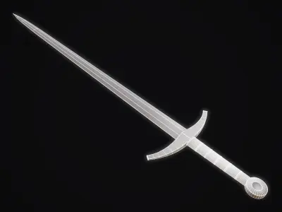 Medieval Sword 2 Low-poly 3D model purchase