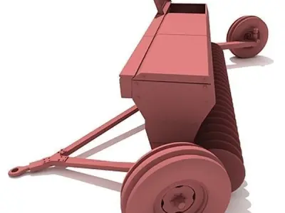 Seeding Machine 3D model