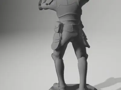 Enforcer Arcane League of Legends print ready model 3D print model