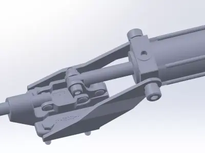 GPP-195070 hydraulic cylinder Free 3D model