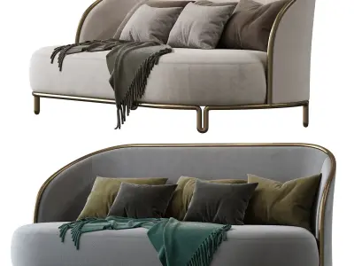  Clan Milano 2019 PIPE Divano 2 posti 3D model