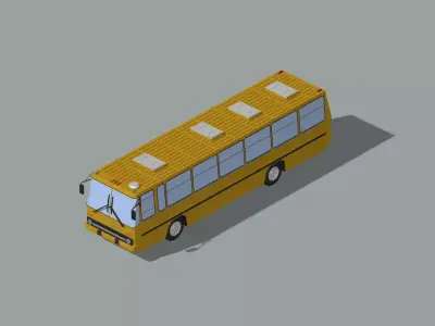 city passenger bus 3D model