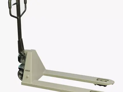 Hydraulic Hand Pallet Truck PBR Low-poly 3D model