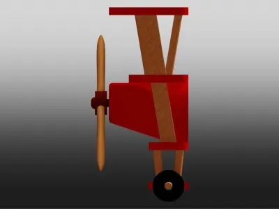 Airplane shelf - Red baron 3D print model