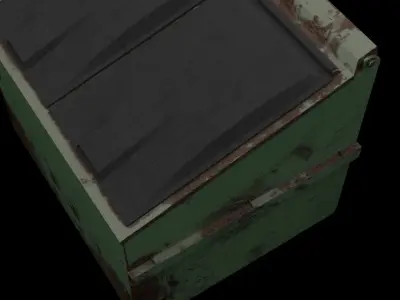 Classic Dumpster 3D model