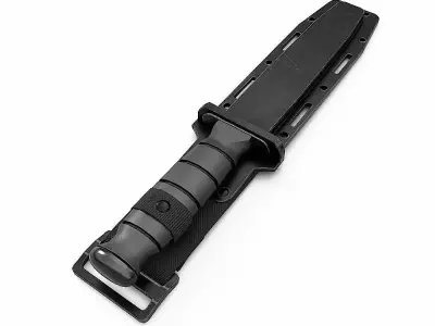 Kabar army combat knife pbr realistic 3d model Low-poly 3D model