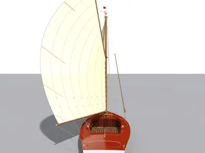 sailboat BM 3D model