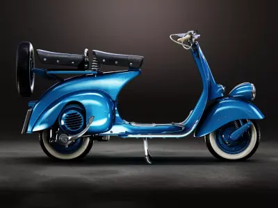 1946 Vespa Faro Basso 3D model