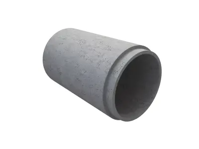 Concrete Pipe 3D model buy