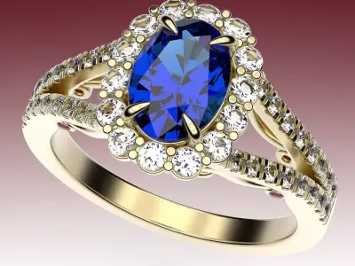 Ring Engagment Lily 3D print model