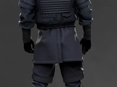 Techwear 1 3D model