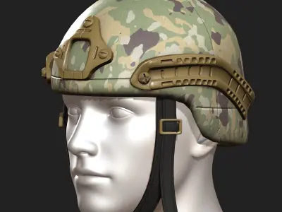 Helmet military combat soldier armor  Low-poly 3D model purchase