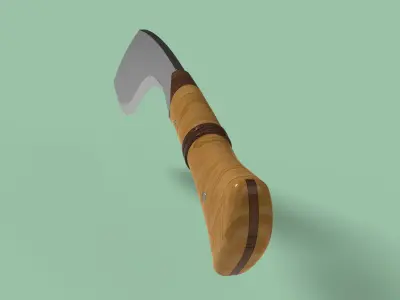 Kukri knife 3D model shop