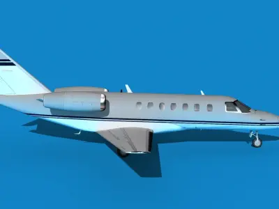 Cessna C528 Citation CJ3 V05 3D model