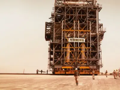 Refinery metal structure 3D model