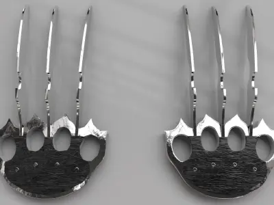 Pantera Claw  Low-poly 3D model