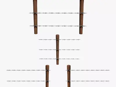 Military FencesWireB SeriesMFO - N2P 3D model