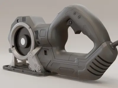 Reciprocating Saw 3D model buy