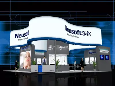 Exhibition - Area - 9X9 3DMAX2009-0118 3D model