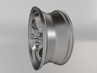 Advan RG-D2 Wheel Low-poly 3D model