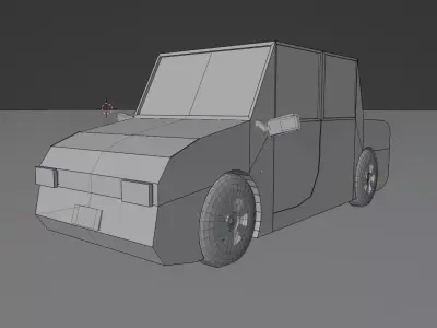 Low Poly Car  Free low-poly 3D model by rayamrit232