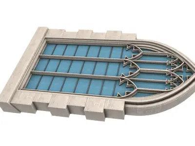 Gothic Window 3D model buy